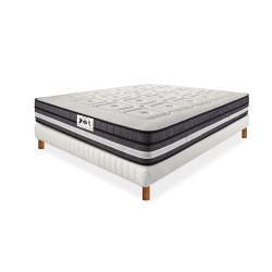 ENSEMBLE LE BRIGHTON - Matelas 2 Places + 1 Sommier
